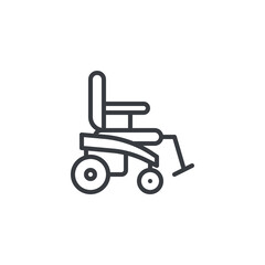 Power Wheelchair line icon