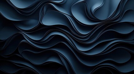 Obraz premium Cloudy abstract background idea. Abstract dark waves create a sense of depth and movement in modern design.