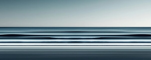 Obraz premium Blurred abstract background concept. Serene abstract ocean view with calming waves and subtle colors for relaxation.