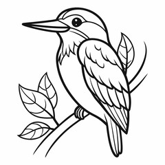 bird coloring page ,kids coloring page , coloring page for kids, animal coloring page, KDP, Animal Coloring Page For Kids