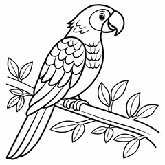 bird coloring page ,kids coloring page , coloring page for kids, animal coloring page, KDP, Animal Coloring Page For Kids