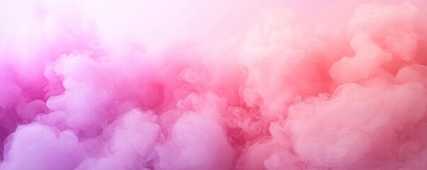 Blurred abstract background concept. Soft pastel smoke in pink and purple hues creating a dreamy atmosphere.