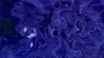 Obraz premium abstract blue holographic liquid wave