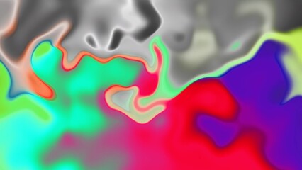 Abstract colorful smooth liquid background
