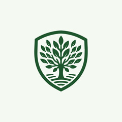 Shield Tree Logo