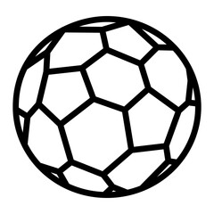 Obraz premium Football Vector Line Icon Design