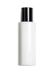 Elegant White Cosmetic Bottle on Isolated Background for Products