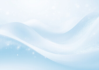 水色の綺麗なウェーブ背景