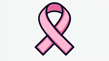 Pink Ribbon: A Symbol of Breast Cancer Awareness, Support, and Hope. Show your support and help fight against breast cancer!