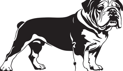 Detailed Dachshund Silhouette Artistic Canine Vector