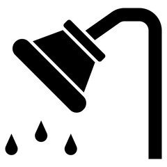 Shower  Icon Element For Design