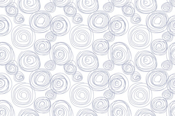 Soft Hand-Drawn Swirl Pattern Background