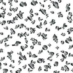 Small metallic spots with a gradient create texture or visual noise.