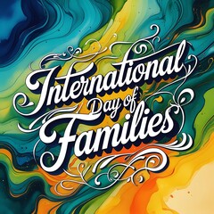international family day typography
