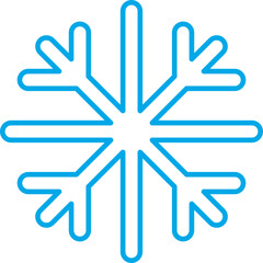 Obraz premium Snowing icon single vector illustration