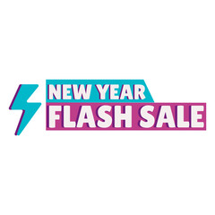 3D Text Effect - New Year Flash Sale