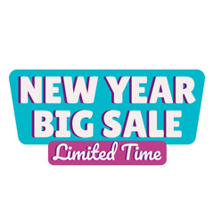 3D Text Effect - New Year Big Sale Limited Time