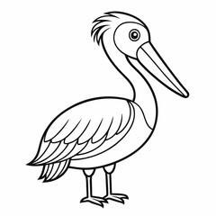 bird coloring page ,kids coloring page , coloring page for kids, animal coloring page, KDP, Animal Coloring Page For Kids