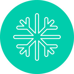 Snowing icon single vector illustration