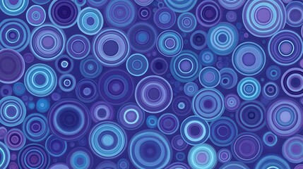 Abstract action of colorful circles digital canvas decorative background vibrant environment close-up view modern aesthetic