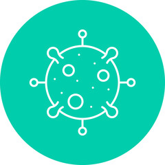 Epidemic icon single vector illustration