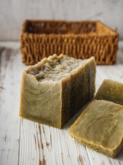 Handmade Organic Herbal Soap Natural Aromatherapy for Skin Care and Wellness