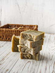 Handmade Organic Herbal Soap Natural Aromatherapy for Skin Care and Wellness