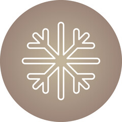 Snowing icon single vector illustration