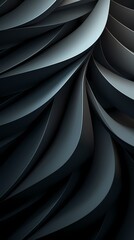 Obraz premium digital technology abstract black and white triangle spiral poster background