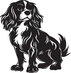 Labrador Retriever Silhouette: Majestic Canine Vector