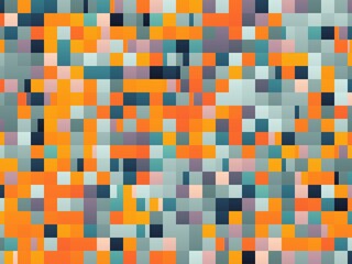 Abstract pixel art background with vibrant colors, perfect for modern and digital designs.