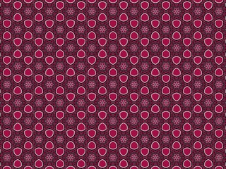 Seamless Geometric Pattern Background in Shades of Pink and Burgundy