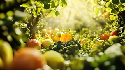 eco-friendly food production, professional photoshoot studio
