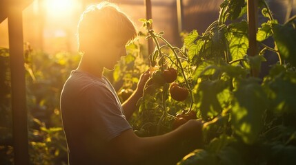 eco-friendly food production, professional photoshoot studio