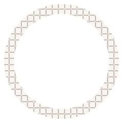 Round frame with doodle pattern. Design element for prints, backgrounds, template, web pages and textile pattern.