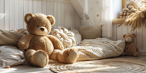 Children room background. Generated AI