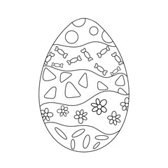 Easter eggs, Easter egg festivals, oval with patterns for coloring, patterns used in coloring, oval coloring patterns.