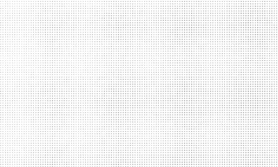 Black polka dots seamless pattern on white background. Halftone minimalist abstract wall in diagonal lines.