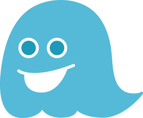 Cute Ghost Doodle Icon
