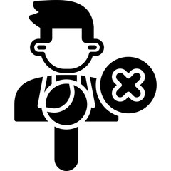 New Line Glyph Icon Design