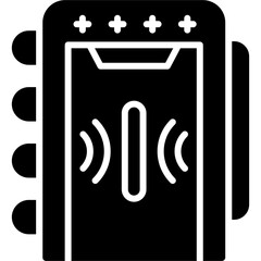 New Line Glyph Icon Design