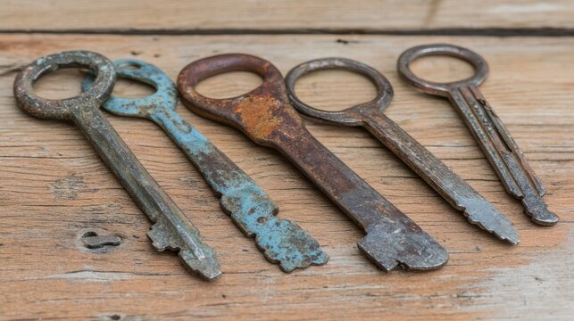 old rusty tools
