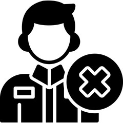 New Line Glyph Icon Design