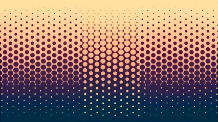 Abstract Halftone Dots Background