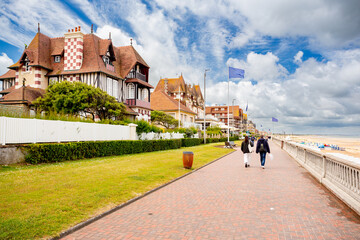Cabourg, France. Marcel Proust promenade © ttinu
