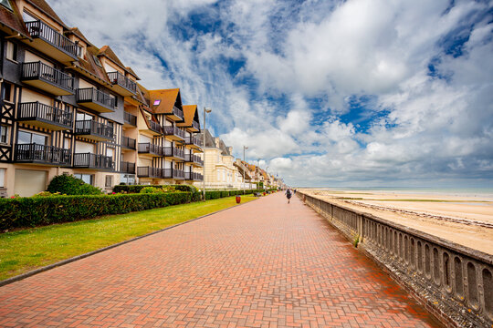 Cabourg, France. Marcel Proust promenade