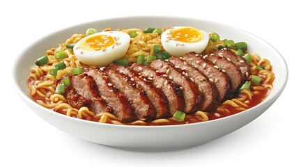 Delicious Noodles Chinese Food Isolated Background