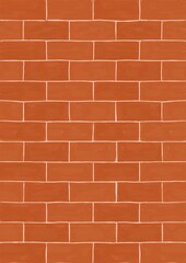 Red brick wall texture background, brick wall texture for interior or exterior design backdrop.