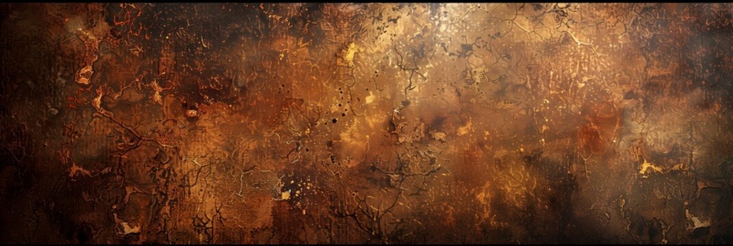 A brown, textured background with subtle gradients and grunge elements for photography studio backdrops.