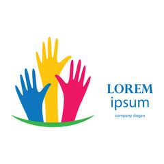 health and hand hygiene care logo design